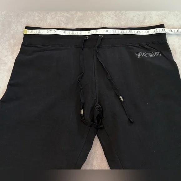 BCBG Maxazria:XL Black Hoodie and Pants Set with Red Accents 95% Cotton Pockets - Picture 12 of 16